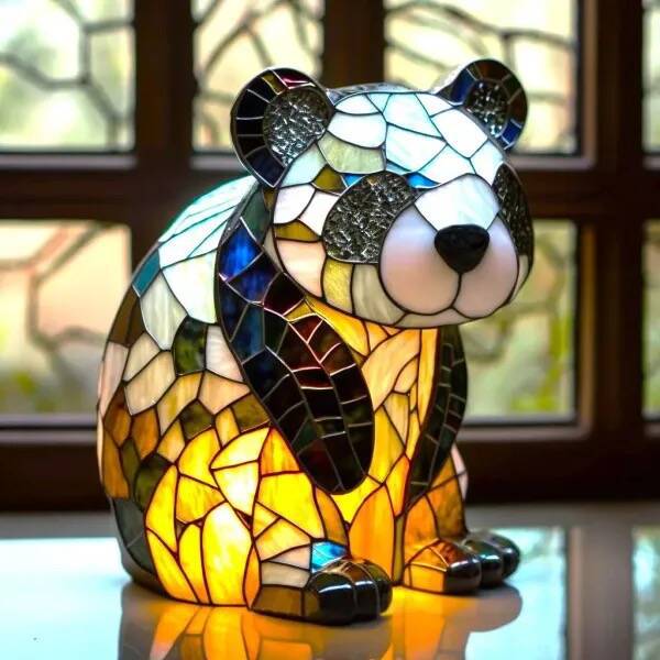 Animal Glow™ | Hantverkad Tiffany-lampa