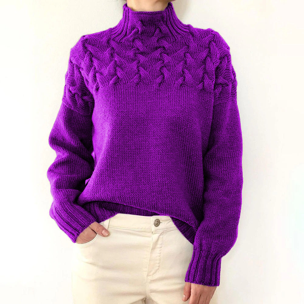 Elena | Warm Knitted Turtleneck